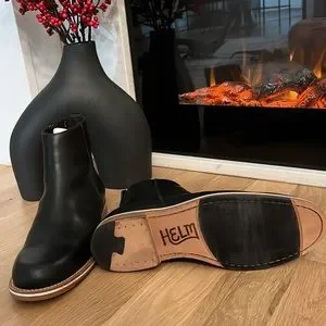 Helm | Shoes | Brand Newmen Boots Pablo Black Handmade  display picture 1